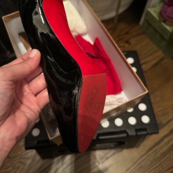 Black Christian Louboutin Heels Patent leather - Picture 4 of 4